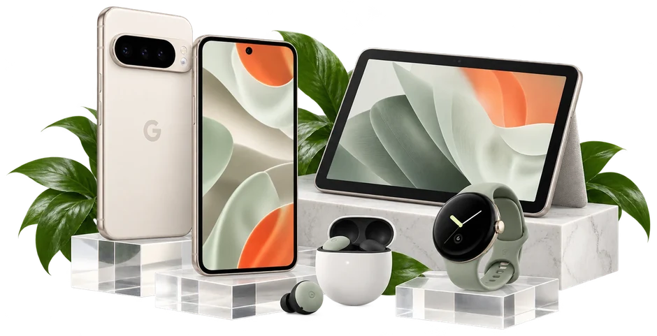 Google Pixel Smartphone, Tablet, Pixel Watch und Buds
