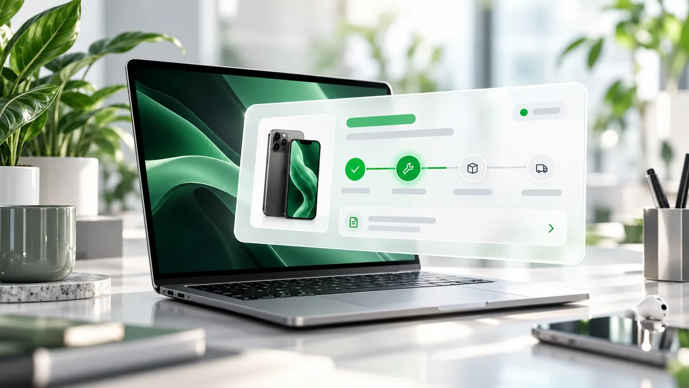 Digitaler Reparaturstatus im Fix Point Kundenportal